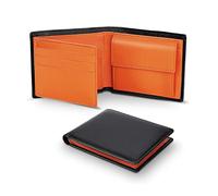 WolFum Carteras de cuero delgado para hombre con bolsillo para monedas, 2 compartimentos para billetes, 10 soportes para tarjetas de crédito para hombres (color: B, tamaño: 11 x 9,5 cm), a, 11*9.5cm