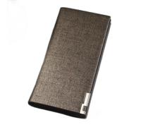 WolFum Carteras para hombre monedero largo dorado bolso de mano masculino de piel sintética billetera de negocios para hombres monedero (color: A, tamaño: talla única), a, Talla única