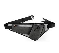 WolFum Riñonera deportiva unisex con soporte para botella de agua, bolsa ajustable para cinturón, para niños, niñas, adolescentes, riñonera para senderismo, ciclismo, camping, maratón, viajes,
