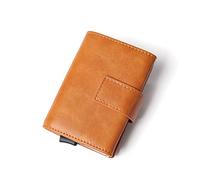WolFum Tarjetero de crédito para hombre, billetera magnética inteligente con cremallera para hombre (color: C, tamaño: 3.94 x 2.75 pulgadas), a, 3.93*2.75inch