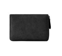 WolFum Tarjetero para hombre, tarjetero, tarjetero, cartera con tapa para documentos (color: negro, tamaño, Black, As the picture shows