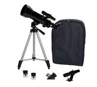 WolFum Telescopio HD duradero astronómico portátil refractor totalmente recubierto óptica de vidrio, con trípode de espejo de búsqueda de 5 x 24 estrellas y bolsa, telescopio ideal para principiantes,