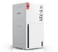 WOLIBEAR Starfield Edition - Funda magnética para Consola Xbox Series X, diseño de Starfield, Accesorios con Piel sintética Forro Interior Suave