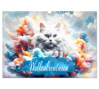 Wolkenkreaturen (Wandkalender 2026 DIN A3 quer), CALVENDO Monatskalender: Wenn die Wolken zum Leben erwachen, mit KI erstellt.