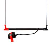 Wolkenstürmer - Barra de pilotaje (2 líneas, Espuma de Goma, 56 cm), Color Negro y Rojo