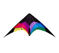 Wolkenstürmer Cometa Acrobática Flip, Rainbow - Cometa de Dos líneas para niños