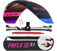 Wolkenstürmer® Paraflex Basic - Alfombra de dirección 2.1 SE, Color Gris - Kite Dragon con Trabillas de Vuelo - Cometa de Dos líneas - Dragón Volador para Principiantes y niños a Partir de 10 años