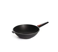 Woll 11030 N - Wok de titanio con mango extraíble (3 cm de ancho, 10 cm de alto, sin inducción)