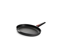 WOLL Sartén para pescado Nowo Titanium Inducción 38x28cm (Antiadherente / Negro) negro