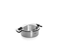 Woll 824CO Concept - Cazuela (Acero Inoxidable, 24 cm x 9 cm, 4 L, con Tapa)
