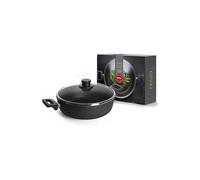 WOLL Cacerola redonda NOWO de 28 cm con tapa de cristal antiadherente negro