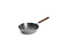 Woll Carbon Steel - Sartén de hierro (24 cm de diámetro, 7 cm de alto, acero al carbono, apta para inducción, resistente a cortes y arañazos, revestimiento antiadherente natural (pátina)