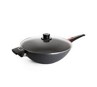 Woll 11034dpil dpil Diamond Lite Fundido Sartén de inducción con Tapa de Cristal Caja y Mango extraíble, diámetro 34 cm, 11 cm de Alto
