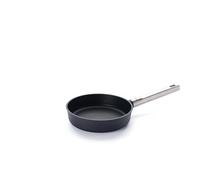 WOLL Diamond Logic QXR Pro - Sartén plana de 20 cm de diámetro - Sartén de aluminio fundido para inducción de 5 cm de alto con revestimiento antiadherente y mango de acero inoxidable fijo - apta para