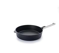 Woll Diamond Logic XR Pro - Sartén alta (28 cm de diámetro, 7 cm de alto, con mango de acero inoxidable extraíble, apta para todo tipo de cocinas, aluminio fundido, revestimiento antiadherente, apta