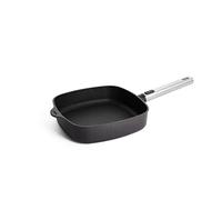 Woll Diamond Logic XR Pro - Sartén cuadrada (24 x 24 cm, 6 cm de alto, mango de acero inoxidable extraíble, apta para todo tipo de fuegos, aluminio fundido, revestimiento antiadherente, apto para