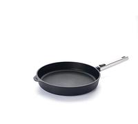 Woll Diamond Logic XR Pro - Sartén (inductiva, diámetro de 28 cm, 5 cm de alto, con mango de acero inoxidable extraíble, apta para todo tipo de cocinas, aluminio fundido, revestimiento antiadherente,