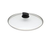 Woll Eco Lite - Tapa de cristal (redonda, 24 cm de diámetro), transparente