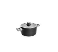 WOLL Eco Logic QXR - Cacerola de fundición de 20 cm, 3,0 l, 12 cm, con tapa, 2 asas de acero inoxidable, sin PFAS, antiadherente, apta para inducción, horno de 250 °C, apta para lavavajillas