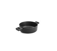 Woll Eco Logic QXR - Cacerola redonda con 2 asas laterales, inductiva, diámetro de 24 cm, 8 cm de alto, apta para todo tipo de cocinas, sin PFAS, revestimiento antiadherente, aluminio fundido, apto
