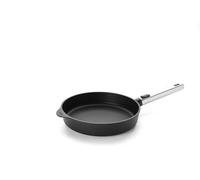 WOLL - Eco Logic QXR - Sartén plana de 24 cm de diámetro con mango de acero inoxidable extraíble - Sartén antiadherente sin PFAS, apta para horno, sartén de inducción, sartén