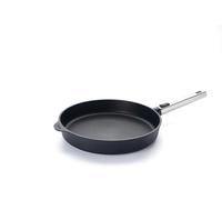 WOLL - Eco Logic QXR - Sartén plana de 28 cm de diámetro con mango de acero inoxidable extraíble - Sartén antiadherente sin PFAS, apta para horno, sartén de inducción - Sartén