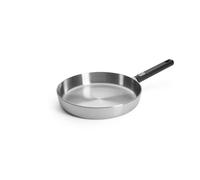 Woll Logic Steel - Sartén (inductiva, diámetro de 28 cm, 5 cm de alto, con mango extraíble, apta para todo tipo de fuegos, sin PFAS)