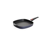 Woll Sartén para carne (28 x 28 cm, cuadrada, mango extraíble, inducción), color negro