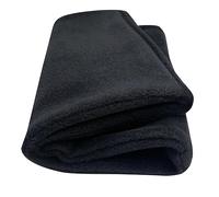 Wollhuhn Cálido Niño/Niña NUESTRO LOOP/Bufanda tubular/Bufanda de dos capas de forro polar para girar, Color negro., talla única