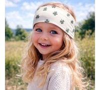 Wollhuhn Cinta elástica ancha ecológica para niños, fabricación alemana, cómoda de algodón (KU 48-52) (trébol de la suerte)