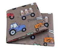 Wollhuhn Cinta elástica ecológica para niños/niñas, cómoda de dos capas, jersey o forro polar, varios diseños (marrón y multicolor)