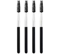 WOLMIK 4 cepillos de pestañas, peine de pestañas, cepillo portátil para extensión de pestañas y levantamiento de cejas, reutilizable