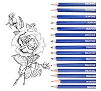 WOLMIK Juego de 15 lápices de dibujo 14B-4H, Creaciones artísticas, para adultos principiantes y profesionales