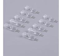 WOLTHID G4 AC120V 35W G4 Bombillas de dos pines 220V 50W Bombillas halógenas G4 Blanco cálido Lámpara halógena G4 para luces debajo del gabinete Luces de techo 10PCS 220V-35W