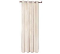 WOLTU Cortinas Opacas Terciopelo Aislantes 1 Pieza 140 x 225 cm Cortina Moderna Térmica con 8 Ojales para Salon Habitacion Dormitorio Beige