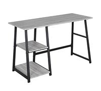 WOLTU Escritorio, Mesa de Ordenador con 2 Estante Reversible, 120x50cm, Mesa de Oficina, para Estudio, Oficina en Casa