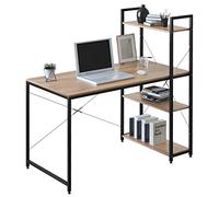 WOLTU Escritorio, Mesa para PC, Metálica Negra