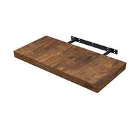 WOLTU Estante Flotante, Estanterías de Pared, Tablero de Pared Volato Estante Flotante Libre, para salón, Cocina, Oficina 60x23x3.8cm Vintagebraun RG9319hov