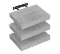 WOLTU Estantería Flotantes Baldas 30cm, Juego de 3 Estante para Pared de Tablero de Madera RG9371kei-3