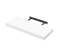 WOLTU Estantería Flotantes Blanco Baldas 60cm Estante para Pared de Tablero de Madera RG9319ws
