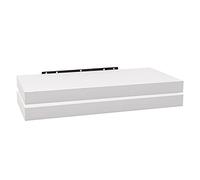 WOLTU Estanteria Pared Flotante, Juego de 2 Estante de Madera de MDF, para Salón, Cocina, Pasillo, Blanco, RG9368ws-2