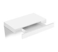 WOLTU Estantes para Pared Blanco con Cajon Suspendido para Libros Fotos en Salon Baño Cocina y Dormitorio RG9344ws