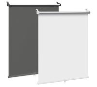 WOLTU Estor Enrollable Opaco sin Taladrar, Persiana Térmico para Interior, Protección Solar y Visual, Sin Cuerda, Estor con Pinzas para Ventanas y Puertas, 90x150 cm, Blanco