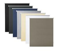 WOLTU Estor Opaco sin Taladrar, Persiana Enrollable, 70 x 160 cm, Estores Enrollables Blackout Termicos, con Cadena, para Puertas y Ventanas, Protección Privacidad, Taupe