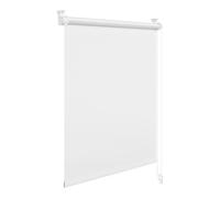 WOLTU Estor Opaco sin Taladrar, Persiana Enrollable, Estores Enrollables Blackout Termicos para Puertas y Ventanas, Protección Privacidad, 60x160 cm [Ancho de Tela: 56 cm], Blanco
