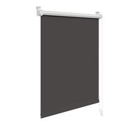 WOLTU Estor Opaco sin Taladrar, Persiana Enrollable, Estores Enrollables Blackout Termicos para Puertas y Ventanas, Protección Privacidad, 105x160 cm [Ancho de Tela: 101 cm], Antracita
