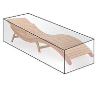 WOLTU Funda Protectora de Muebles Jardín, Cubierta de Conjunto de Muebles PE, para Sofá Exterior Impermeable, Anti-UV, a Prueba de Polvo y Viento, 218x77x55 cm