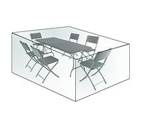 WOLTU Funda Protectora de Muebles Jardín, Cubierta de Conjunto de Muebles PE, para Sofá Exterior Impermeable, Anti-UV, a Prueba de Polvo y Viento, 240x136x88 cm