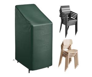 WOLTU Funda Protectora de Muebles Jardín, Cubierta de Conjunto de Muebles PE, para Sofá Exterior Impermeable, Anti-UV, a Prueba de Polvo y Viento, 65x65x120/80 cm