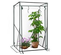 WOLTU Invernadero Jardín Tipi, Puerta Enrollable, 100x50x150cm Transparente | PE Impermeable; Anti-Desgarro; Tomates; Terraza; Jardín Trasero
